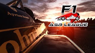 F1 ASR League - Welcome, SimRacers