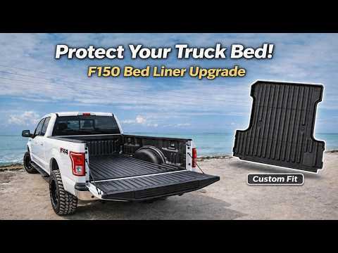 What the lasfit bed liner looks like in a 2016 Ford F-150