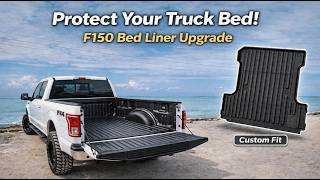 What the lasfit bed liner looks like in a 2016 Ford F-150