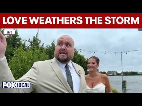 Couple says 'I Do' amid Long Island nor'easter flooding