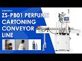 ZONESUN ZS-PB01 Perfume Bottle Cartoning Machine with Detection &amp; Reject System