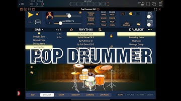 Pop Drummer - Real Drum Machine - AUv3 - by Lumbeat - Walkthrough & Demo - iPad & iPhone
