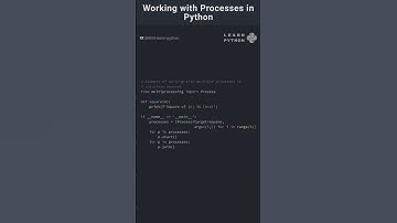Working with Processes in Python Multithreading #pythonlearning #programming #coding #python