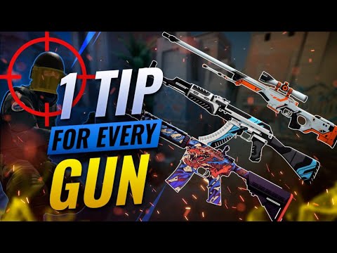 1 ADVANCED Tip for EVERY GUN To Get More FREE KILLS - CS:GO