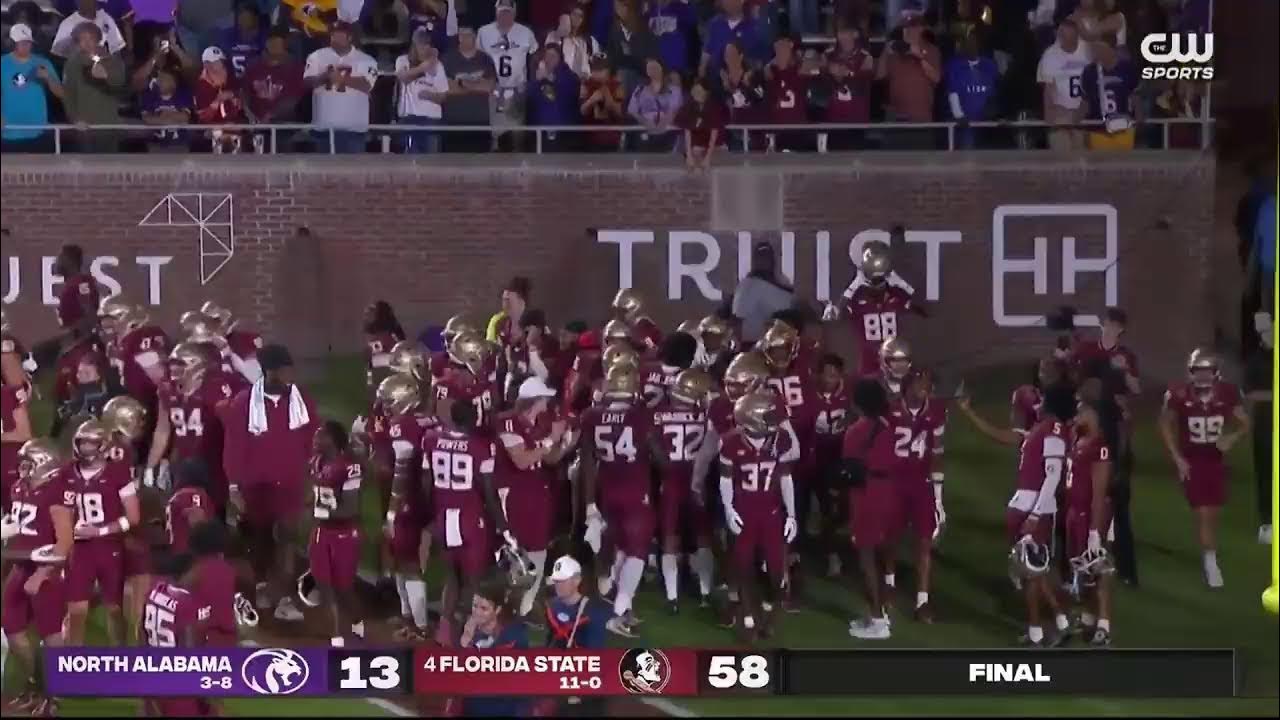 NCAAF North Alabama vs Florida State LIVE YouTube