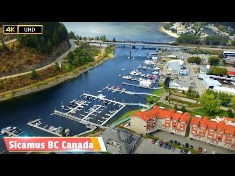 Sicamous British Columbia Canada Drone Footage