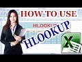 How To Use HLOOKUP Formula in Microsoft Excel | HLOOKUP in Excel | CYBER HOUSE #excel #hlookup