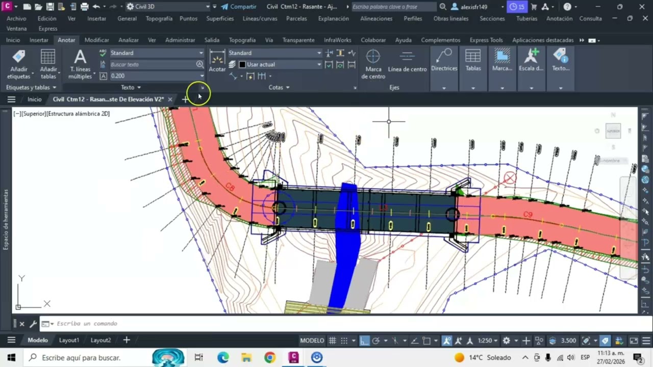 CÓMO EXTRAER LOS DATOS DE UNA RASANTE 🧑‍💻