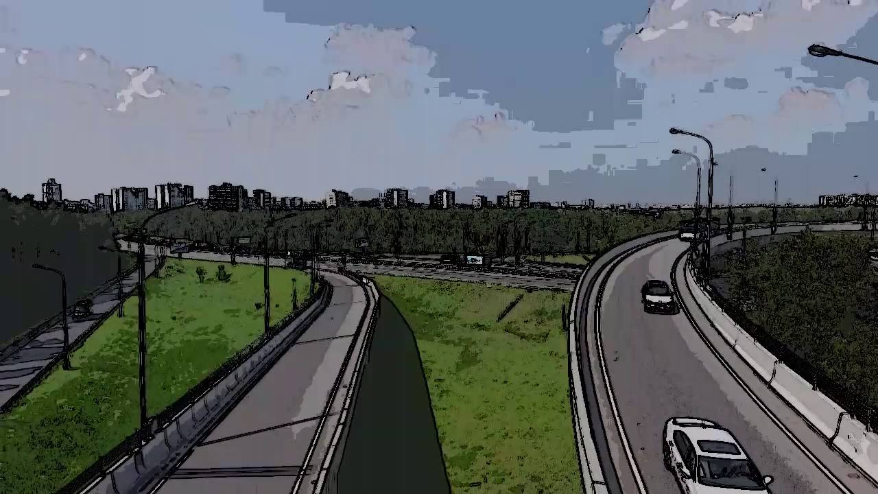 DJI Phantom 4 #08 transport interchange транспортная развязка