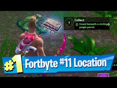 Video: Waar Vind Je Fortbyte 11: Gevonden Onder Een Cirkelende Junglepapegaai In Fortnite