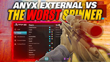 ANYX External CS2 Cheat VS The WORST SPINNER (Prime CS2 Cheating)
