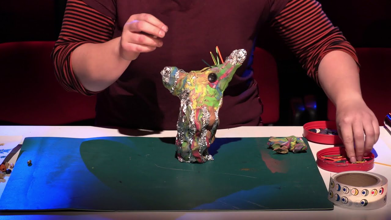 Riverbank Arts Centre presents: Make a TINFOIL MONSTER with Marta
