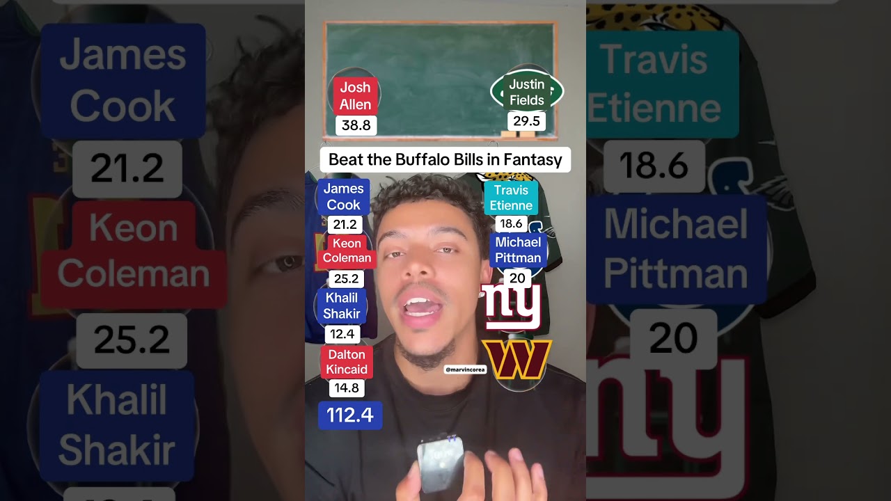 Beat the Buffalo Bills in Fantasy Football 🔥 #nfl