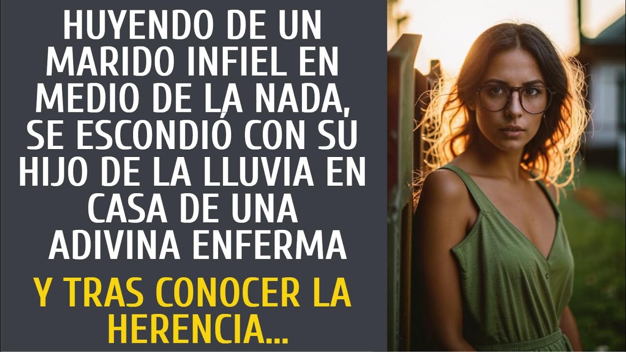 Huyendo de un marido infiel en medio de la nada, se escondió con su hijo de la lluvia en casa de una