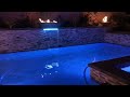 Fire Bowls on Swimming Pools