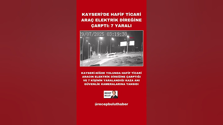 🔴 #SONDAKİKA | KAYSERİ’DE HAFİF TİCARİ ARAÇ ELEKTRİK DİREĞİNE ÇARPTI: 7 YARALI #kayseri #kaza