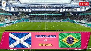 Scotland vs. Brazil | FIFA WORLD CUP 2026 | Realistic eFootball Full match simulation gameplay [4K]