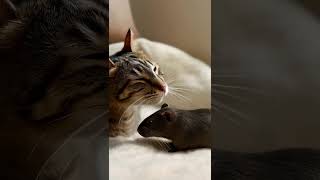 Kissing Seen Of Cat And Rat