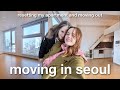 Moving in seoul  packing my apartment and resetting rental hacks vlog