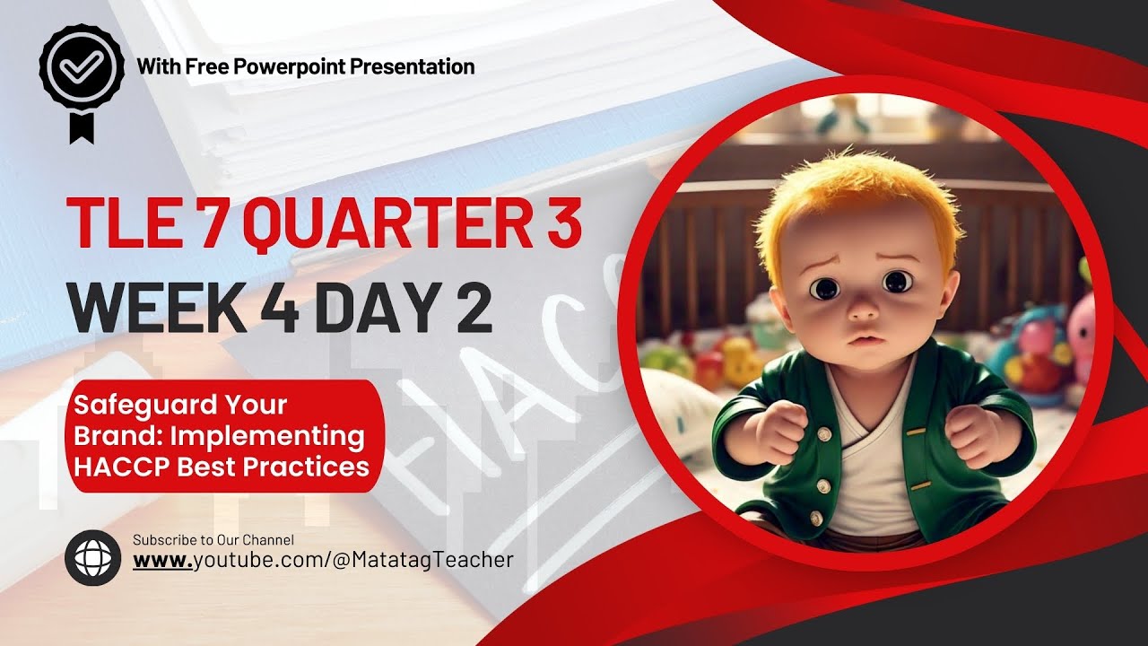 TLE 7 Quarter 3 Week 4 Day 2- Safeguard Your Brand: Implementing HACCP Best Practices