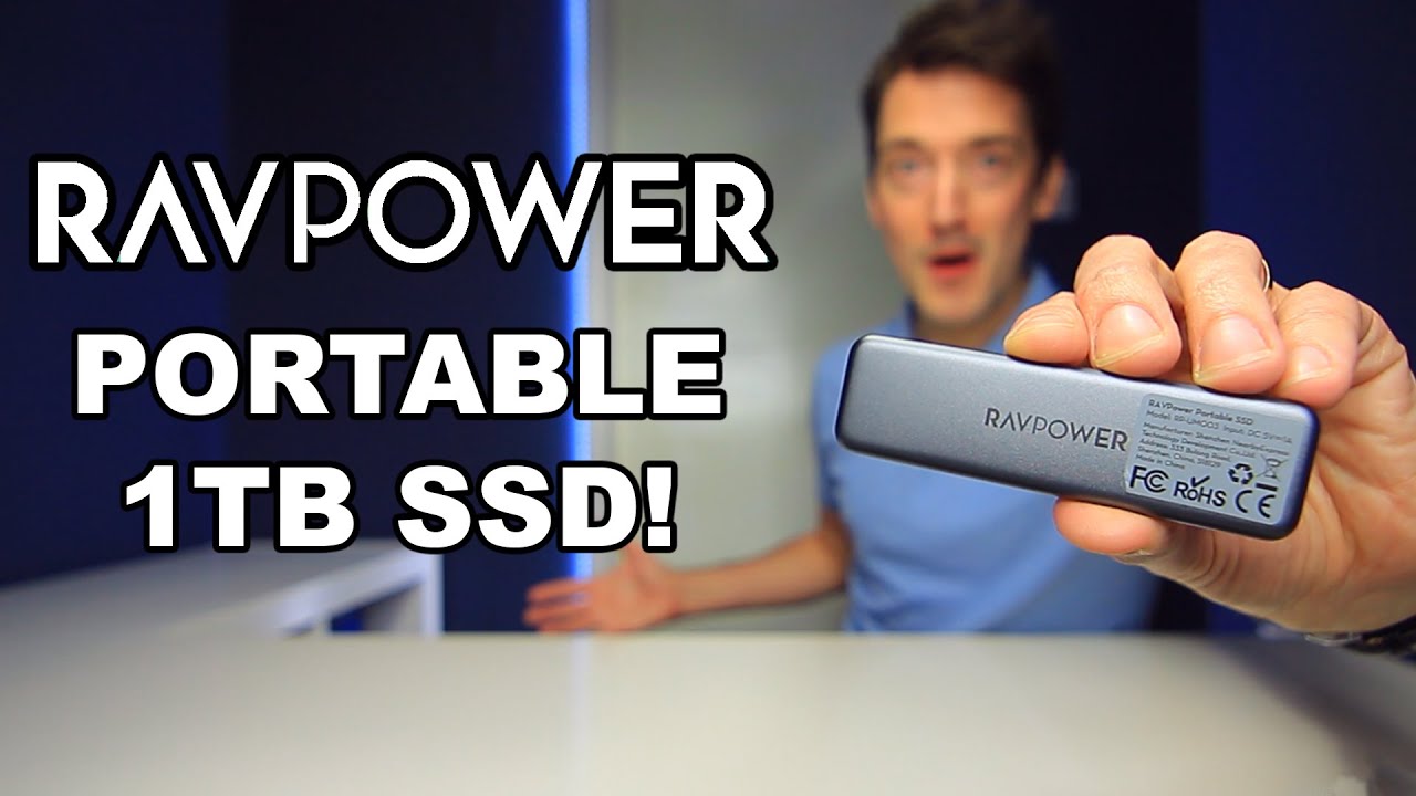 RAVPOWER 1TB PORTABLE SSD HARD DRIVE - YouTube