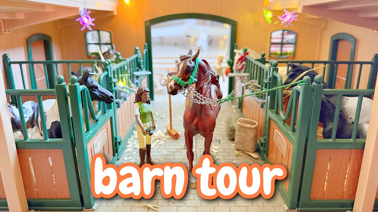 Biggest Schleich Horse Barn Tour Ever!