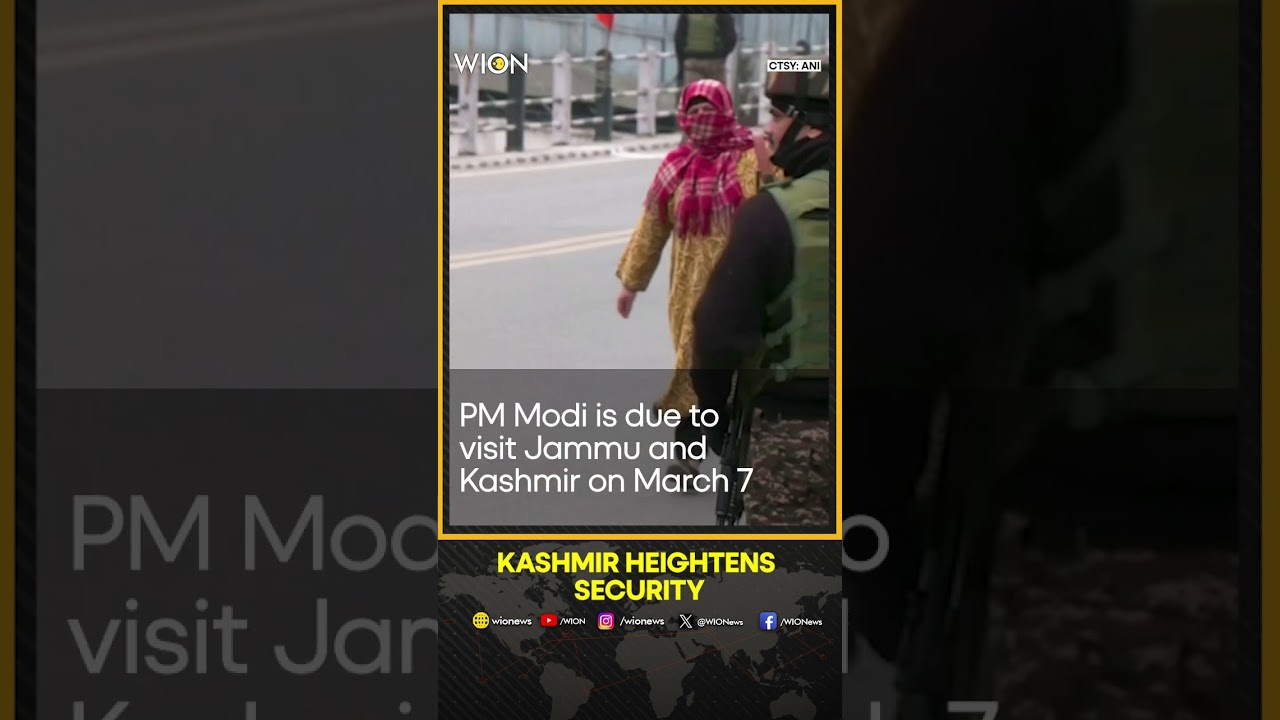 Kashmir heightens security ahead of Modi’s visit | WION Shorts