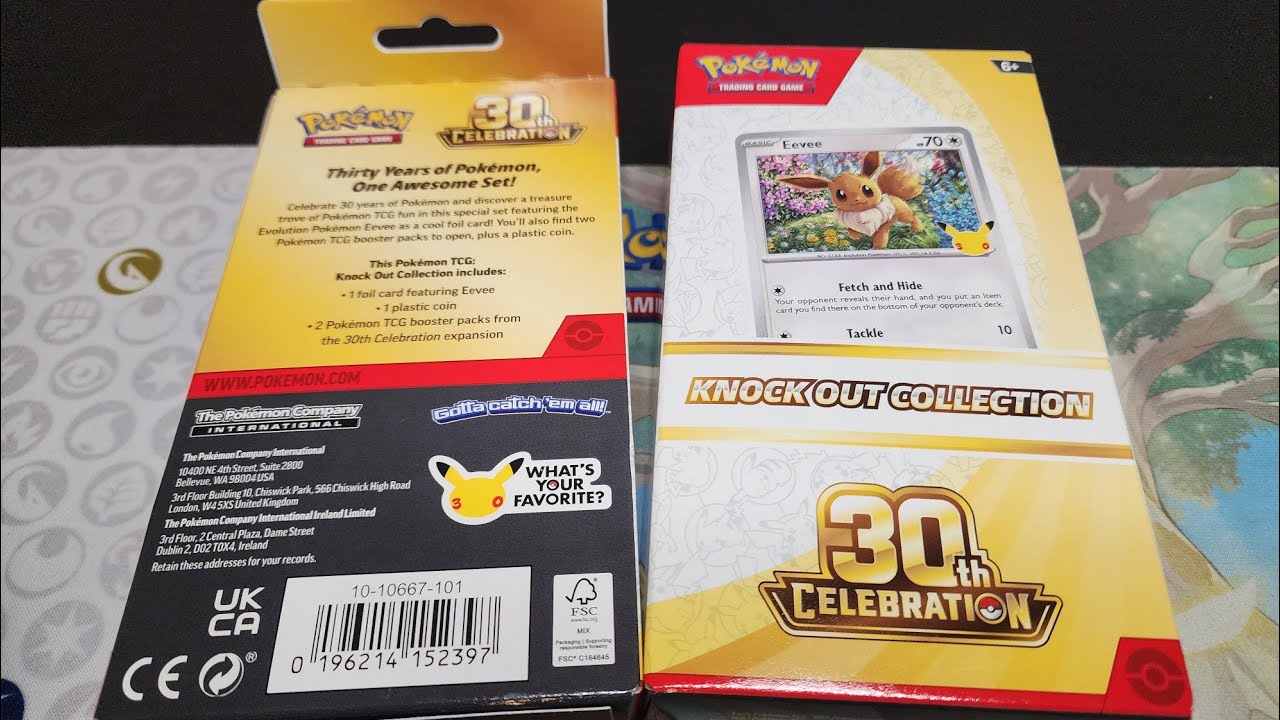 30th Anniversary Knockout Collection Boxes - Pokemon Cards Opening