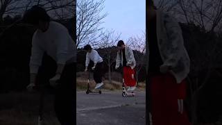yukiringo0423 #スクート #スクーター #scoot #scooter #シンクロ #コラボ #コラボレーション #夜練 #オフトレ #夕練 #まだ2回目と初めての2人 #頑張ってみた