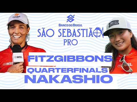 Sally Fitzgibbons vs Kana Nakashio I Banco do Brasil São Sebastião Pro 2026 - Challenger Series QF