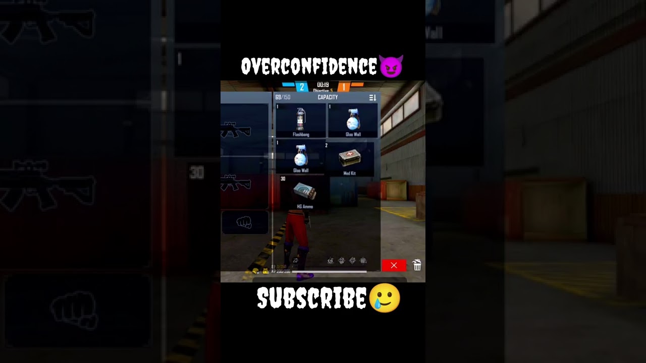 Overconfidence😈 | One Ammo Challenge😱 