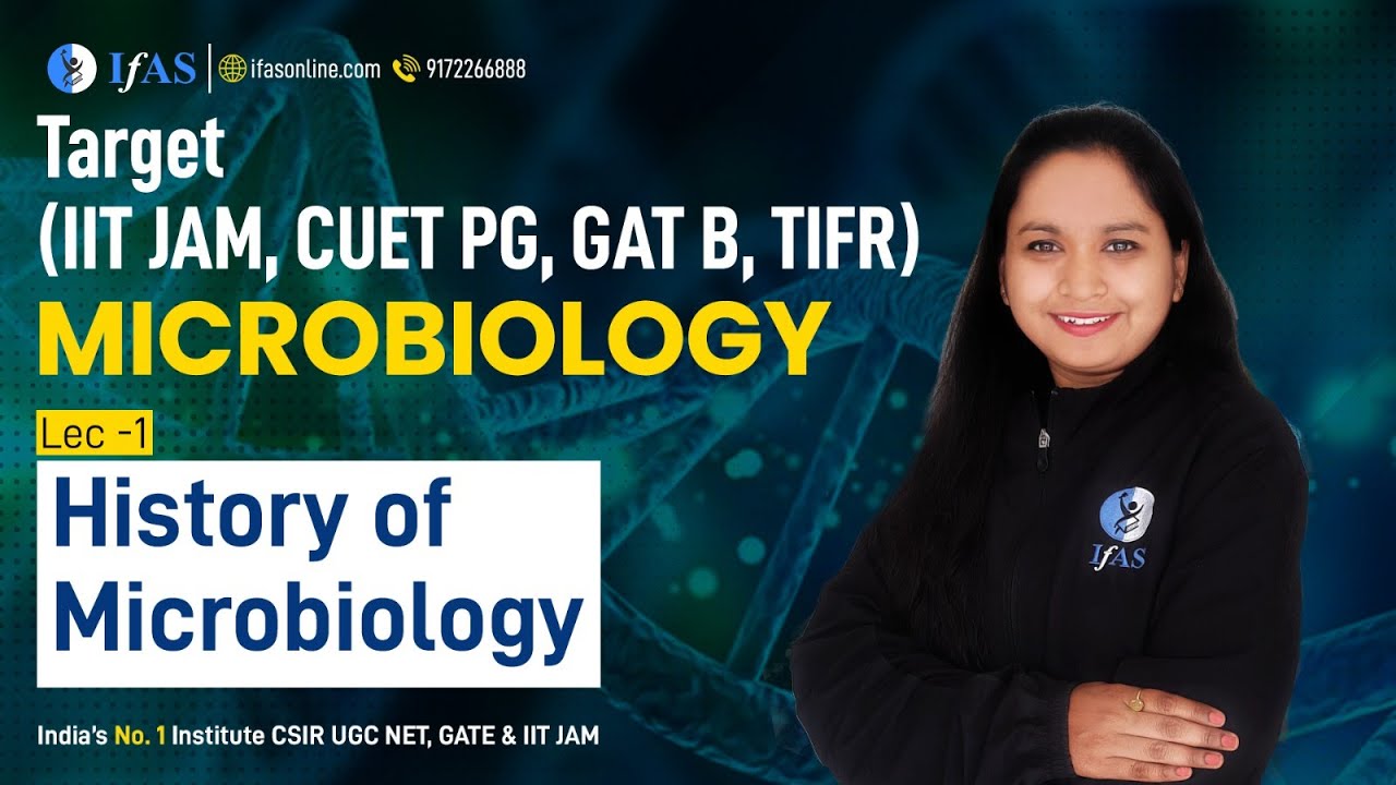 Microbiology IIT JAM Biotechnology 2026, GAT B, CUET PG & TIFR: History of Microbiology!