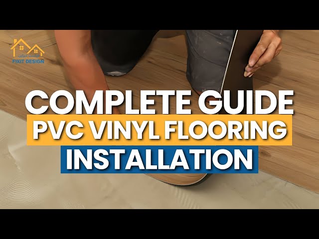 How to Install PVC Flooring - Dengarden