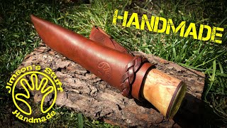 Making a Puukko Knife - Part 2 - The Leather Sheath