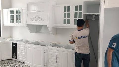 Nội thất Hpro | Khám phá mẫu tủ bếp tân cổ điển sang trọng bậc nhất 2018