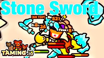 【Taming.io】🔥OMG🔥 I killed MAX level by using stone sword!! And why do they AFK!!