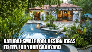 Stunning Natural Small Pool Design Ideas To Try For Your Backyard