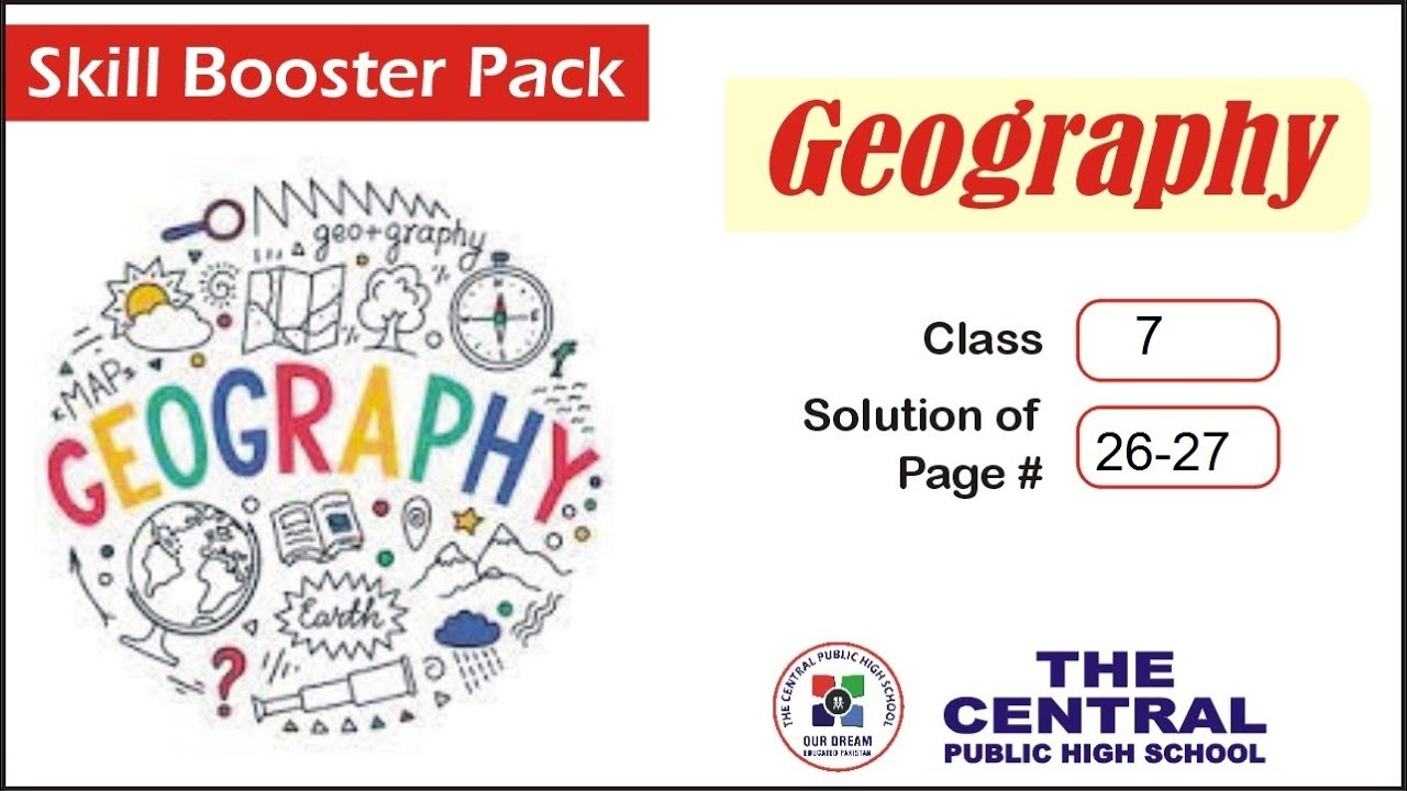 Level 7 ll Geography ll Skill Booster Pack Page 2627 YouTube