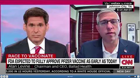 CNN New Day: Ballad Health CEO Alan Levine Intervi...