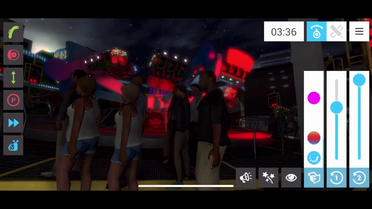 Funfair ride simulator 4 - Ghost Spin (offride)