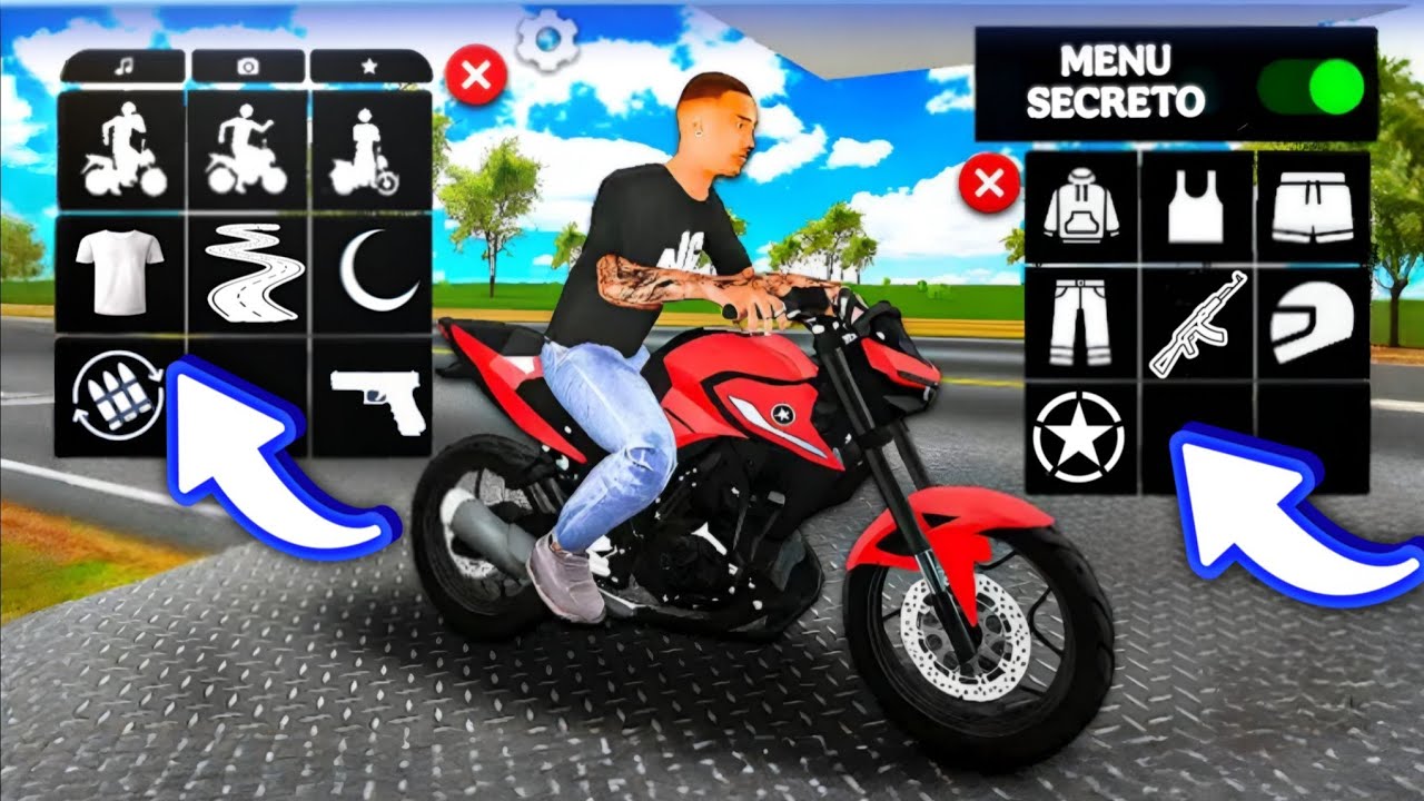 ARMAS, MUNIÇÃO E MUITO MAIS NO MOTO WHEELIE 3D ???