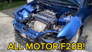 F20B motor swap eg Honda - Part 4  #honda #civic #jdm