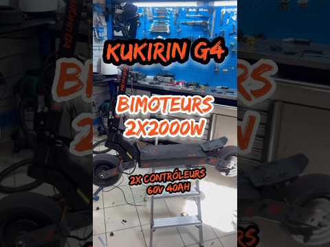 Kukirin G4 2x2000W Dual Moteur 2x Contróleurs 60v 40ah EXCLUSIF Experiment Kukirin 