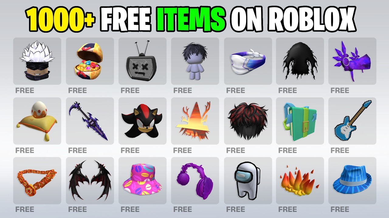 1000+ FREE ROBLOX ITEMS COMPILATION 2026 🔥 GET THEM NOW