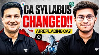ICAI Announces Big CA Curriculum Changes 🔥 AI Replacing CAs Myth or Reality?