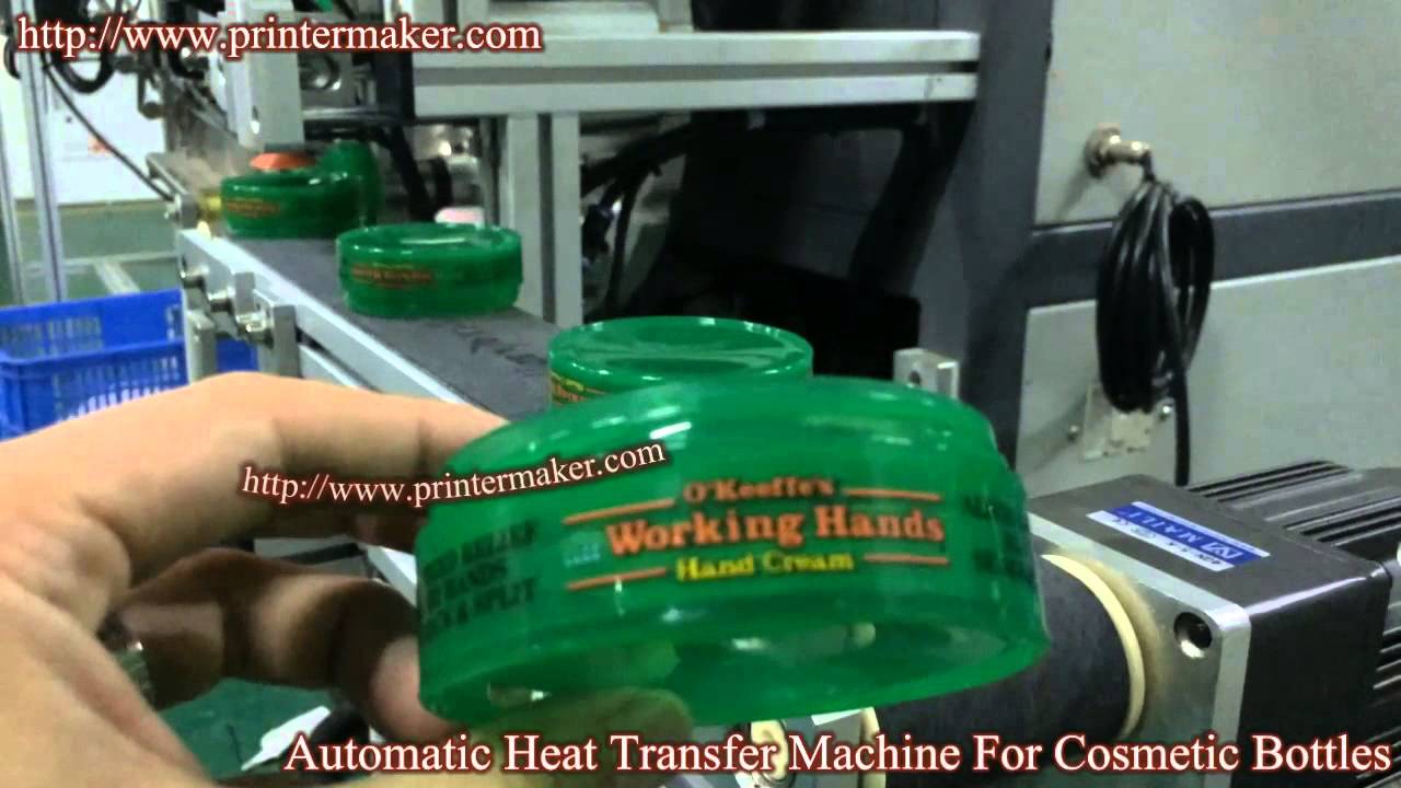 Automatic Heat Transfer Machine for Cosmetic Bottles