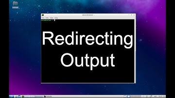 Command Line: Redirecting Output