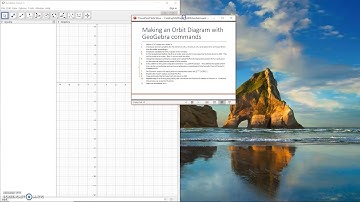 How to Create Orbit Diagrams with GeoGebra