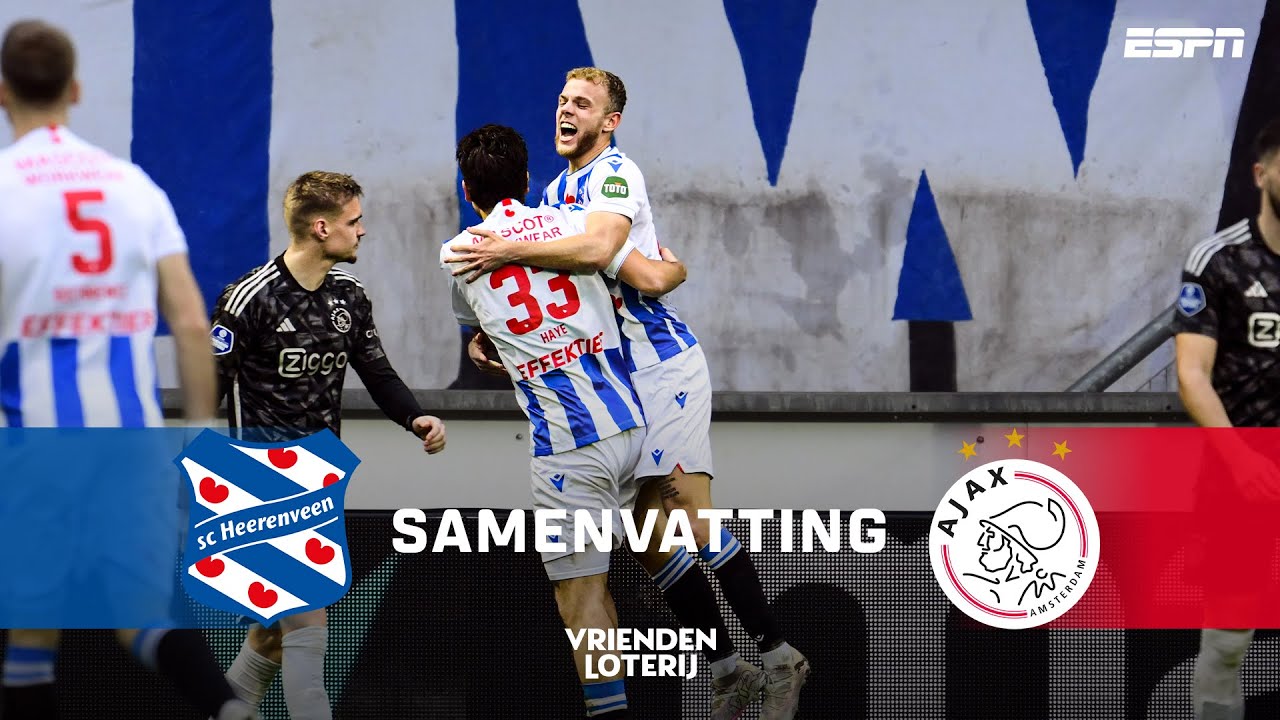 😱 De BAL is net NIET over de LIJN | Samenvatting sc Heerenveen - Ajax