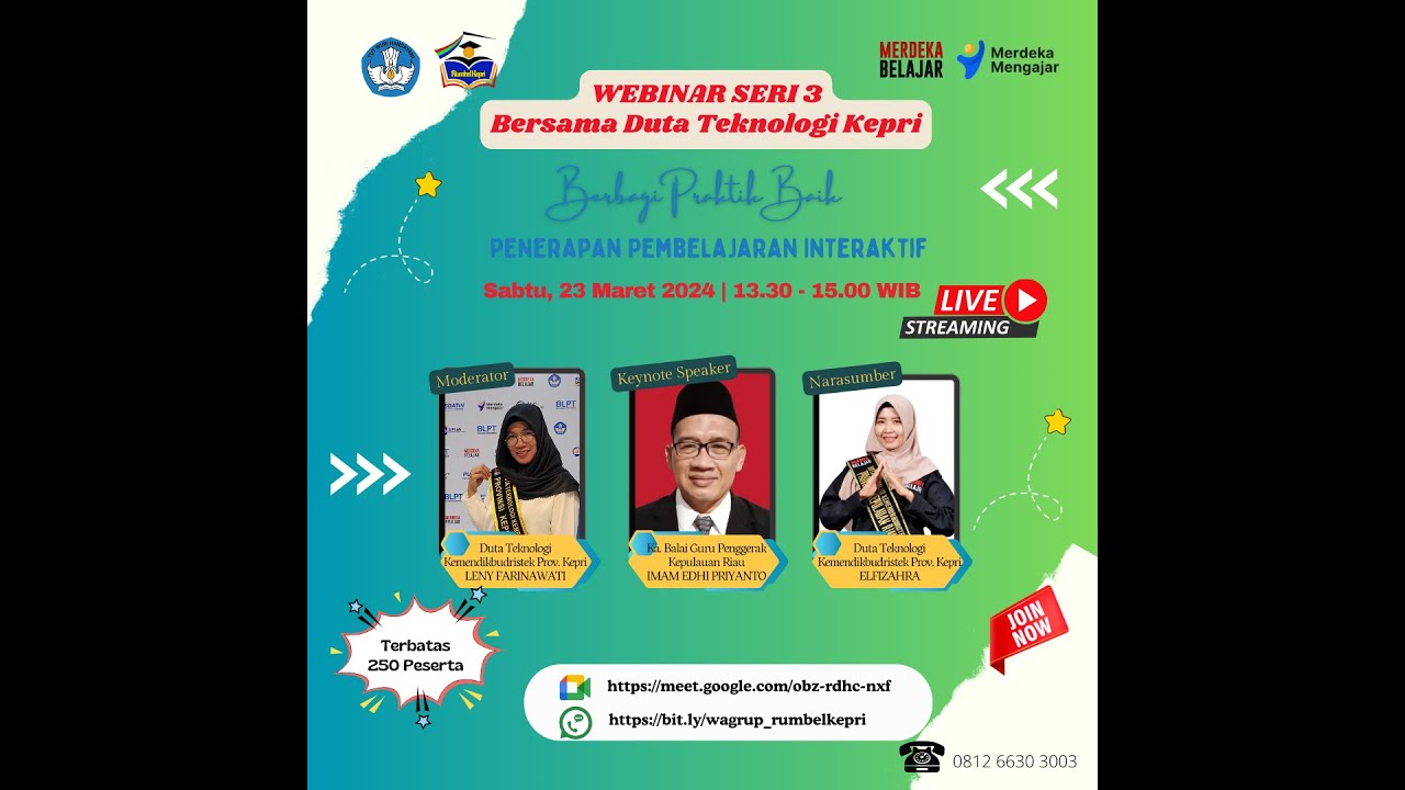 Webinar Rumbel Kepri Seri 3 | Berbagi Praktik Baik - YouTube